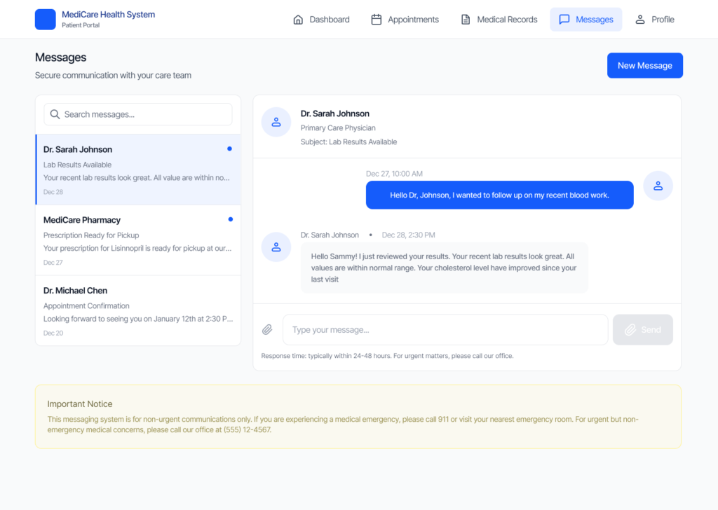 Dr. Sarah Johnson Message