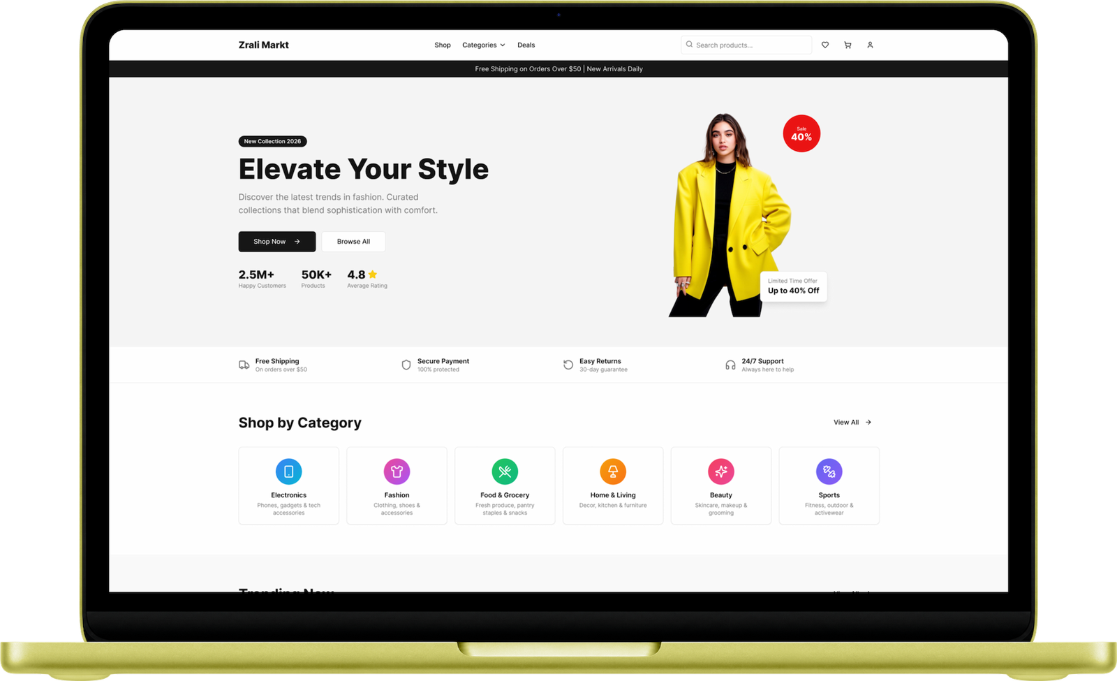 Free Transparent MacBook Neo Mockup Mockuuups Studio 1