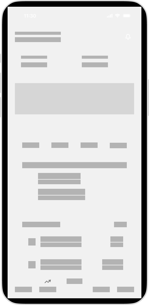 SecureBank Biometric Home Screen